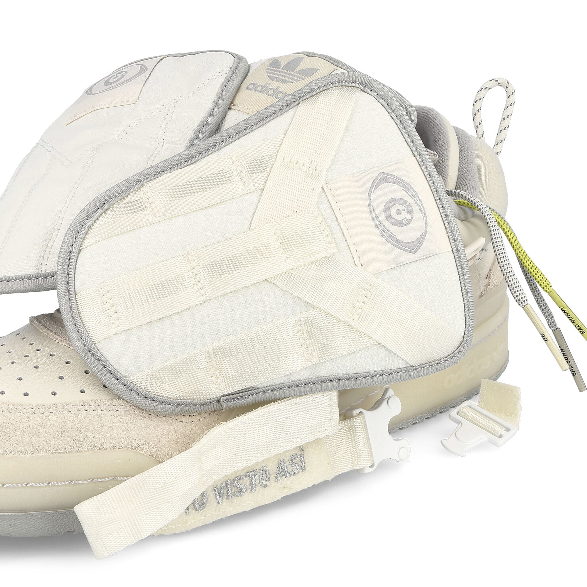 adidas Bad Bunny x adidas Forum Cloud White / Clear Onix / Chalk White  Detail view 1 | Overkill