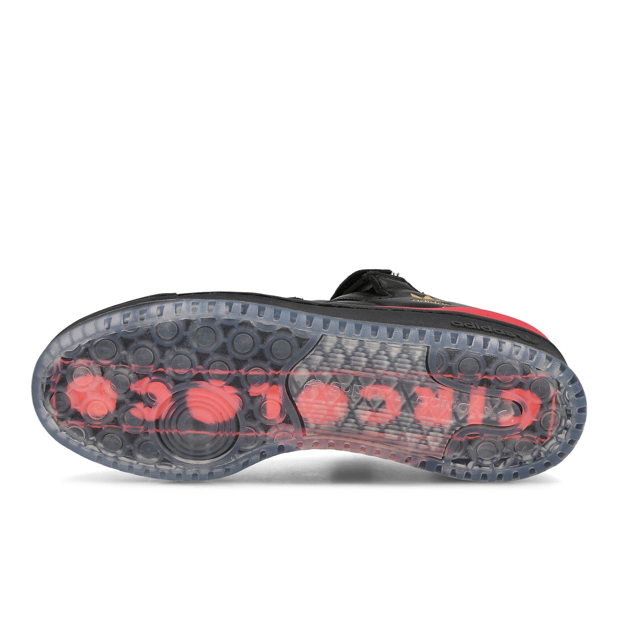 adidas Circoloco x adidas Forum Low Core Black / Core Black / Vivid Red Sneakers  Detail View 1 | Overkill