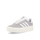 adidas Gazelle Bold W Grey Two / Footwear White / Chalk White Low Top Sneakers  Close Up | Overkill