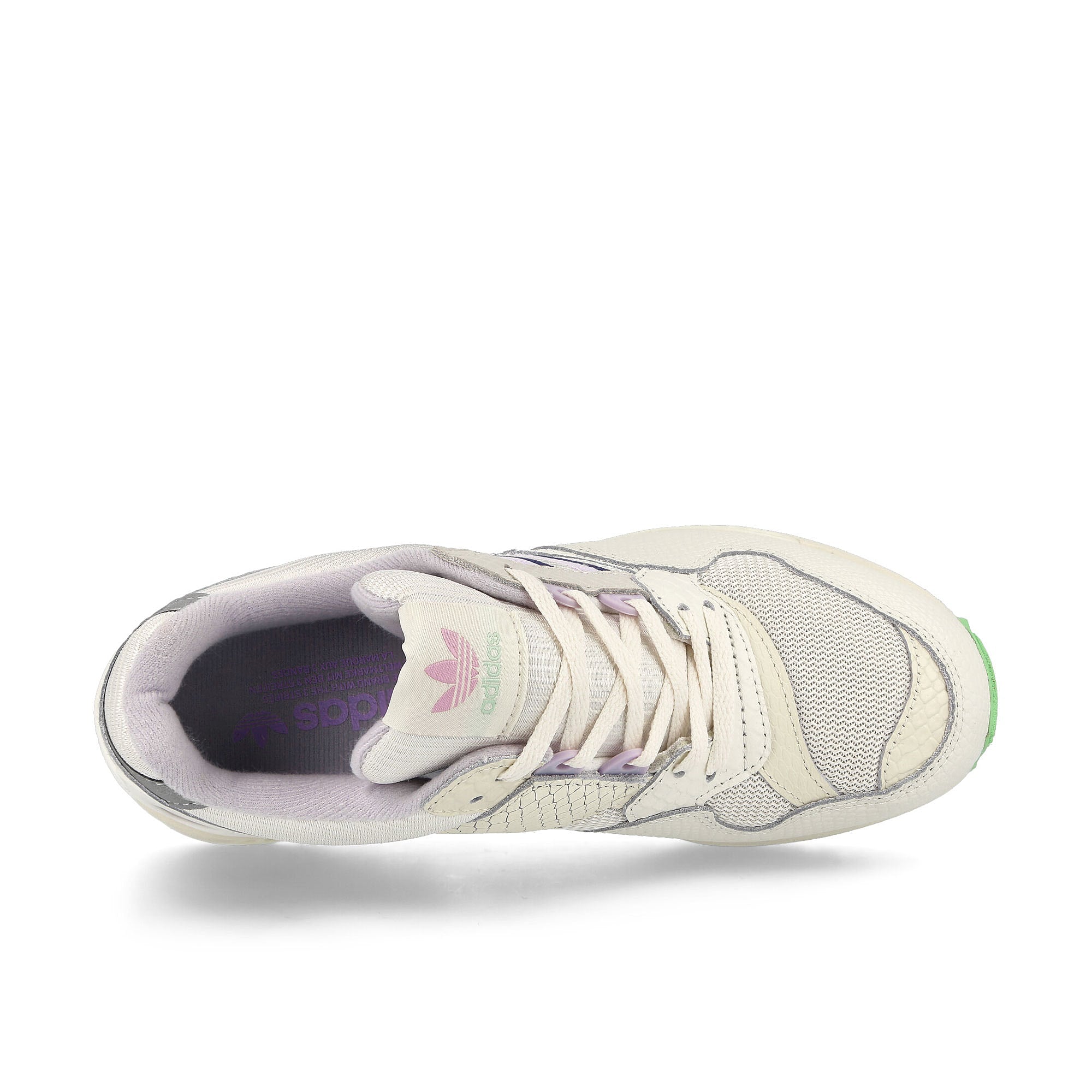 adidas ZX 9020 W Cloud White / Chalk White / Glow Mint Low Top Sneakers  Detailfoto | Overkill