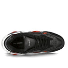 Raf Simons cylon-21 Black Red Low Top Sneakers  Detail View 1 | Overkill