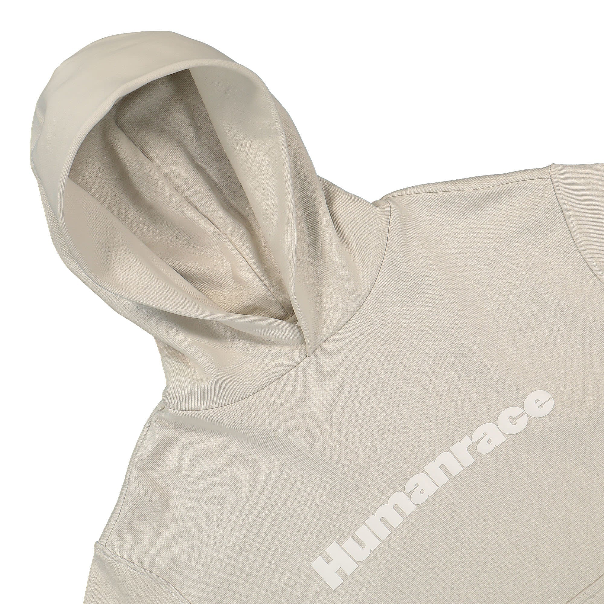 adidas Pharrell Williams x adidas Basics Hoody Alumin Hoodies Close-up | Overkill