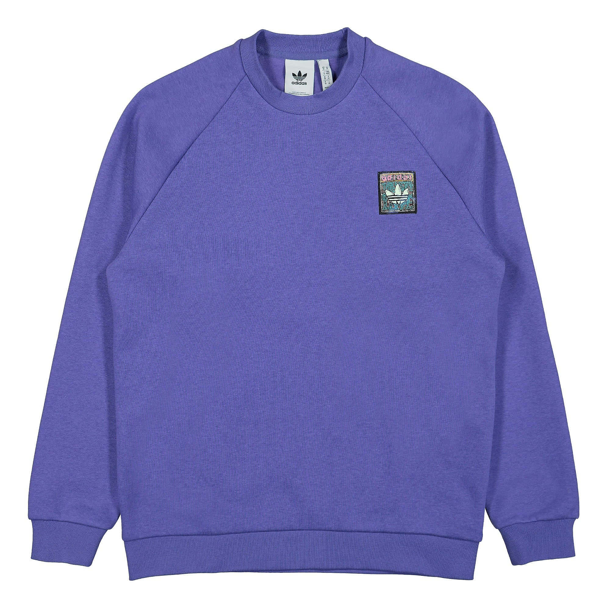 adidas Graphic Crew Sweatshirt Purple Sweatshirts HT1648 | Overkill