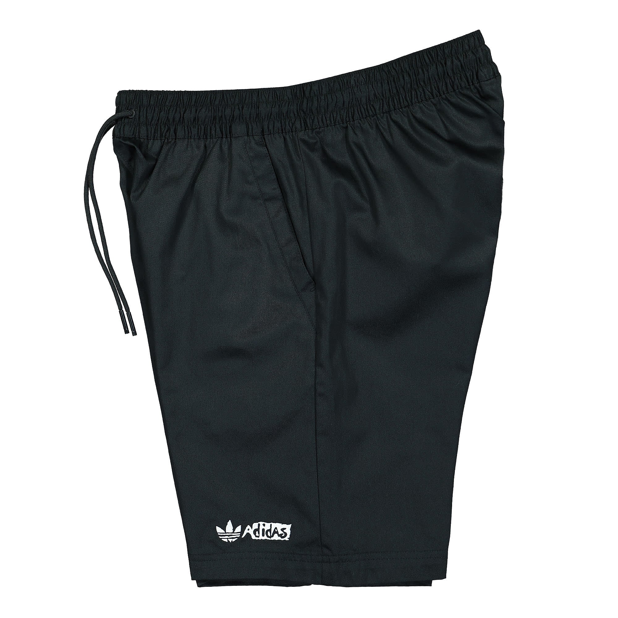 adidas Twill Shorts Black Shorts Close-up | Overkill