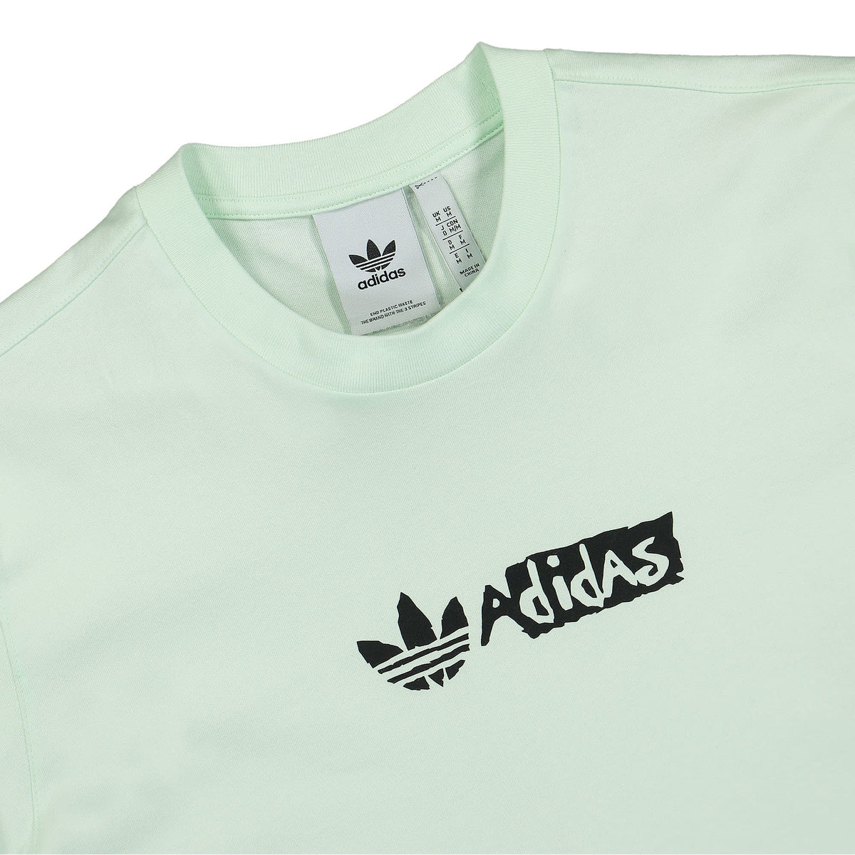 adidas Victory Tee Green Mist T-Shirts Close-up | Overkill