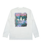 adidas Graphic Long Sleeve White Longsleeves Close-up | Overkill