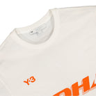 Y-3 GFX SS Tee White T-Shirts Close-up | Overkill