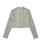 adidas Wmns Snake Mesh Longsleeve Top Clear Pink Longsleeves Material | Overkill