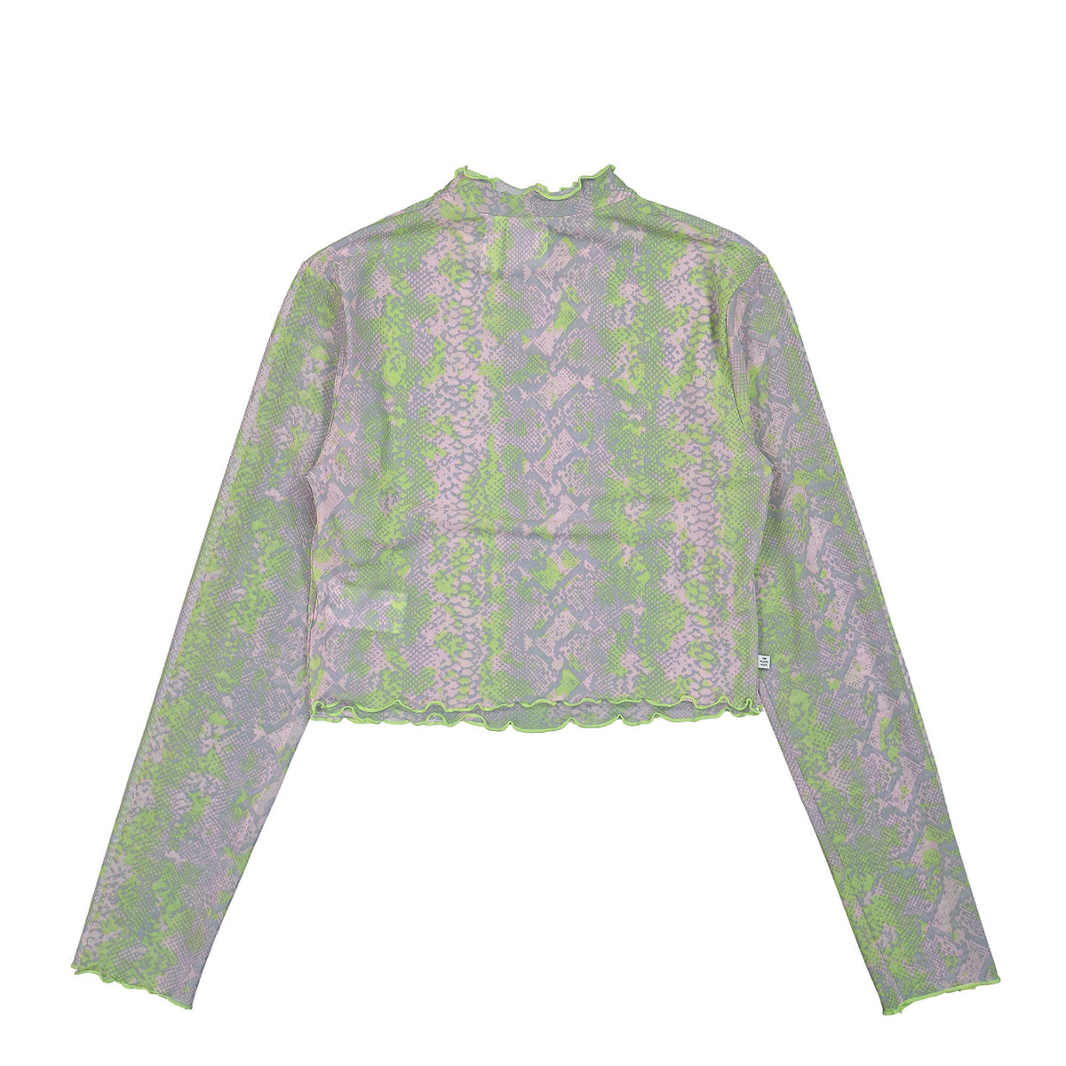 adidas Wmns Snake Mesh Longsleeve Top Clear Pink Longsleeves Material | Overkill