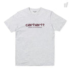 Carhartt WIP Script T-Shirt Ash Heather T-Shirts I022095.482.90.03 | Overkill