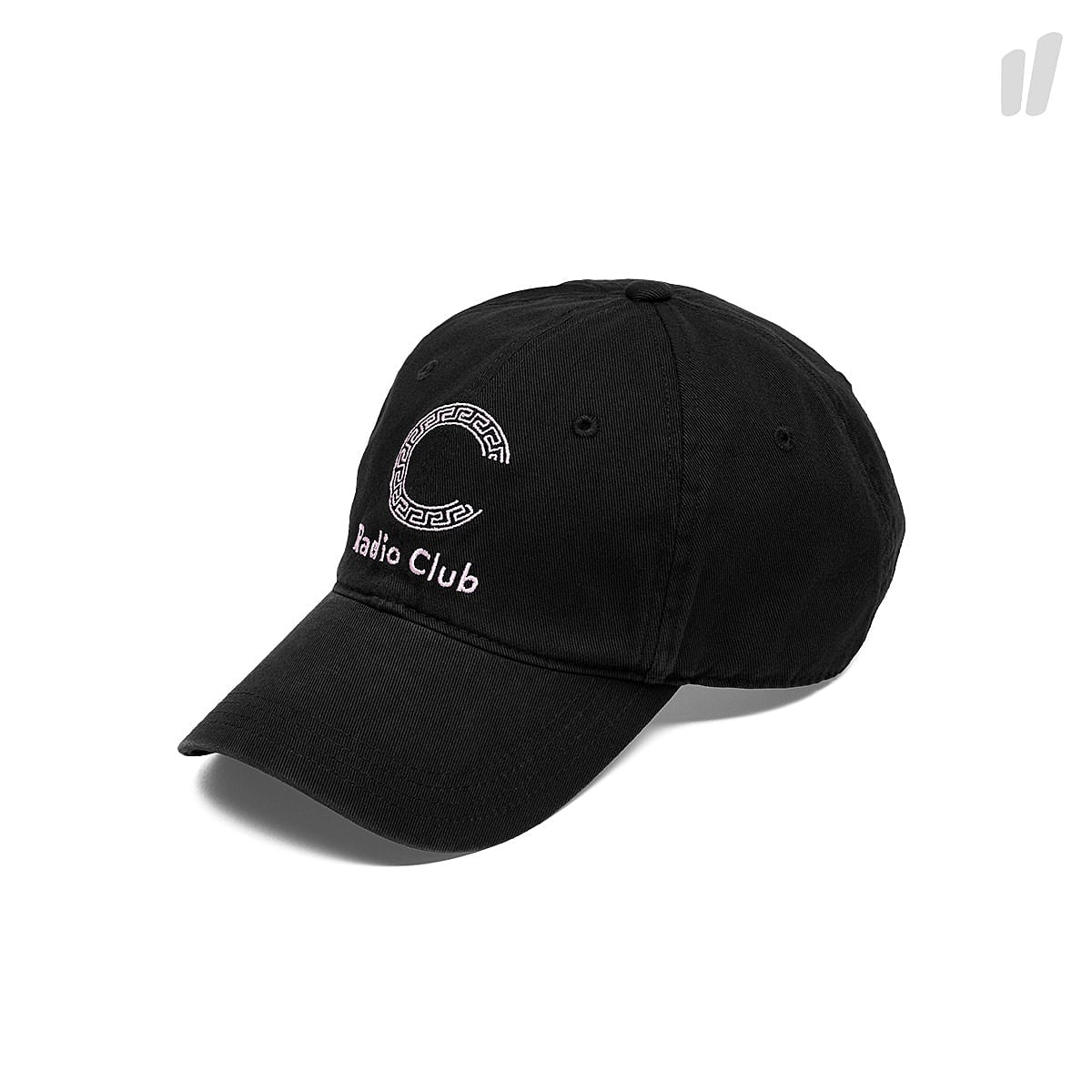 Carhartt WIP Radio Club Logo Cap Black / Vegas Pink Caps I022613.89.90.06 | Overkill