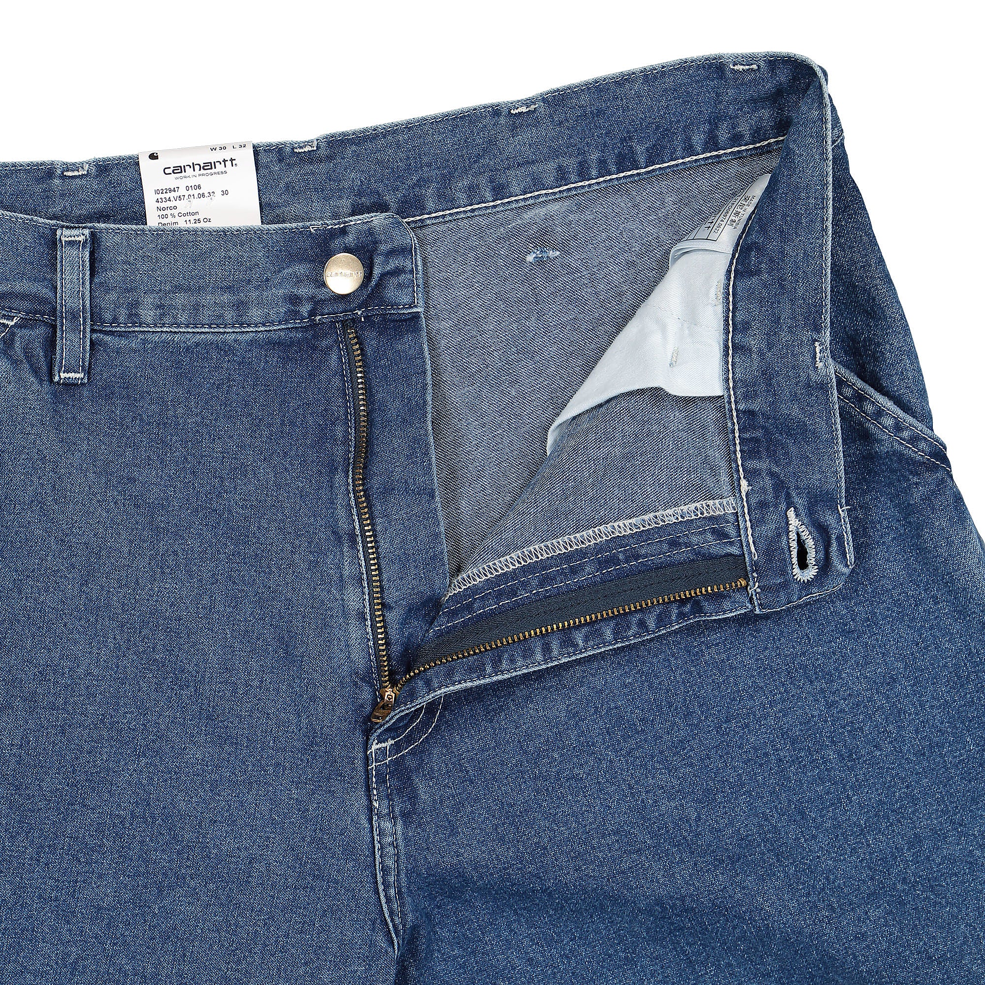 Carhartt WIP Simple Pant Blue Stone Washed Jeans Detailfoto | Overkill