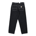 Carhartt WIP Simple Pant Black Stone Washed Jeans Material | Overkill