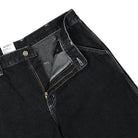 Carhartt WIP Simple Pant Black Stone Washed Jeans Detailfoto | Overkill
