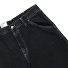 Carhartt WIP Simple Pant Black Stone Washed Jeans Detail view 1 | Overkill