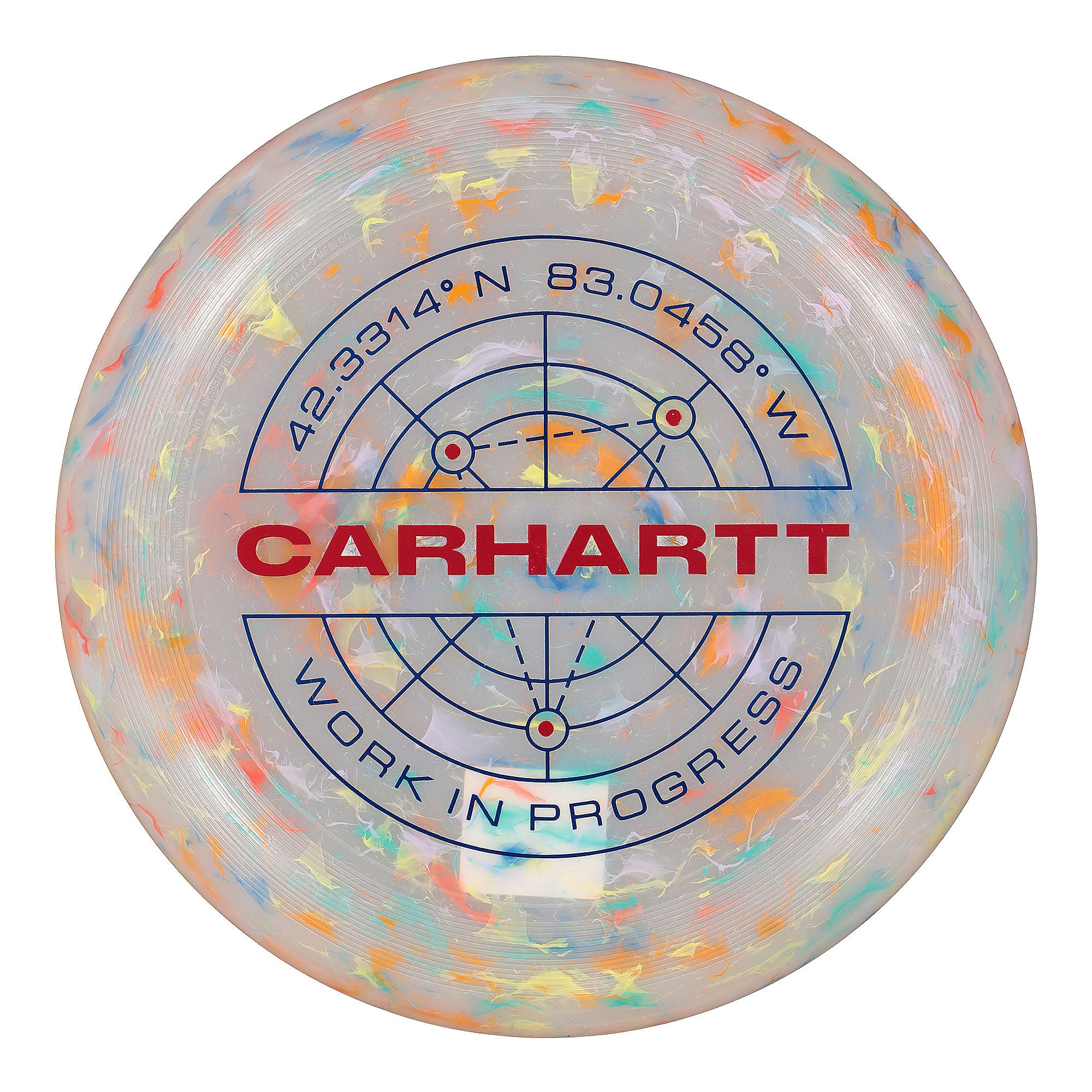 Carhartt WIP Frisbee Polyethylene Multicolor Other Sports Equipment I023176.08.01.06 | Overkill