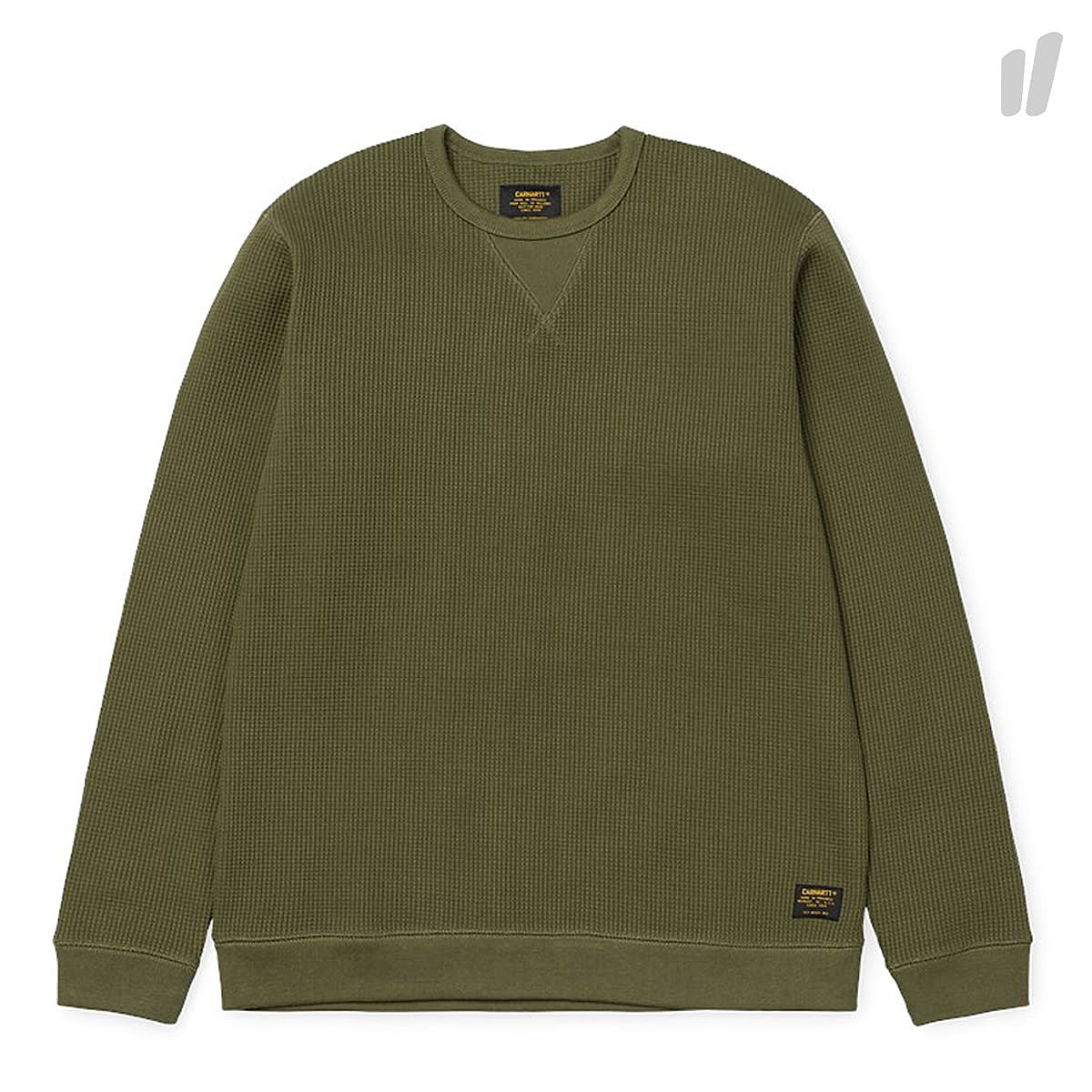 Carhartt WIP Truman Waffle Sweat Rover Green Sweatshirts I023868.628.00.03 | Overkill