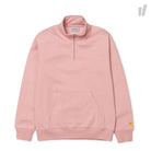 Carhartt WIP Chase Neck Zip Sweat Soft Rose / Gold Sweatshirts I024811.841.00.03 | Overkill