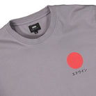 Edwin Japanese Sun TS Single Jersey Frost Grey Garment T-Shirts Close-up | Overkill