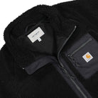 Carhartt WIP Prentis Liner Black / Black Fleece Jackets Close-up | Overkill