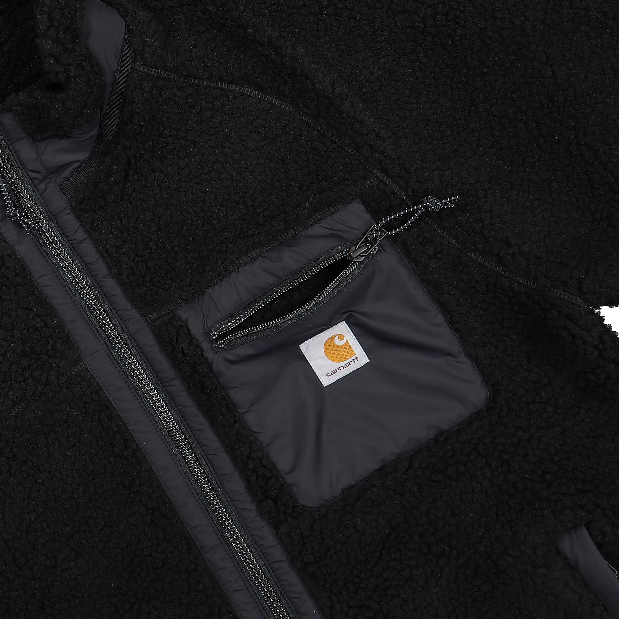Carhartt WIP Prentis Liner Black / Black Fleece Jackets Detail view 1 | Overkill