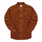 Carhartt WIP L/S Madison Cord Shirt Brandy / Wax Shirts I025247.0E9.90.03 | Overkill