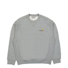 Carhartt WIP American Script Sweat Grey Heather Sweatshirts I025475.V6.XX.03 | Overkill