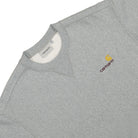Carhartt WIP American Script Sweat Grey Heather Sweatshirts Close-up | Overkill