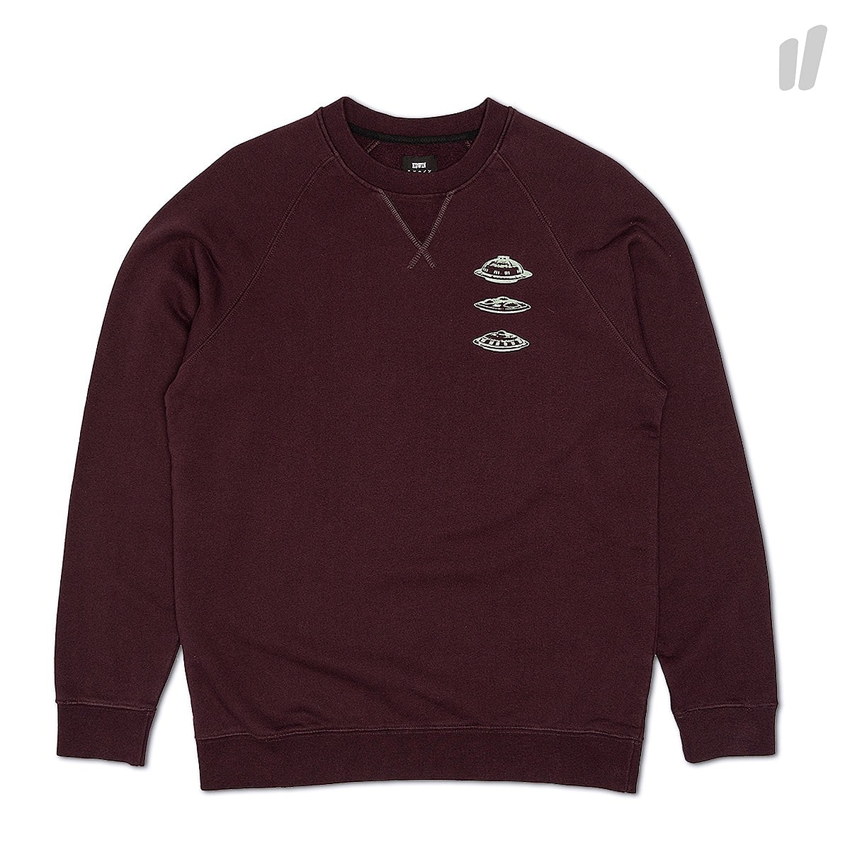 Edwin Flying Saucer Reglan Sweat Plum Sweatshirts I025853.2K.67.03 | Overkill