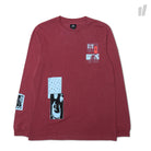 Edwin I Know It Was You TS Long Sleeve Oxblood Red Longsleeves I025879.OXR.67.03 | Overkill