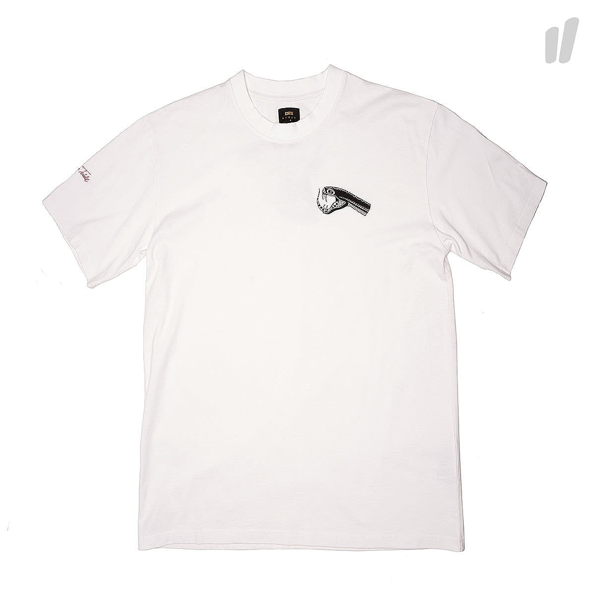 Edwin Snake & Cross T-Shirt Single Jersey White T-Shirts I025982.02.67.03 | Overkill