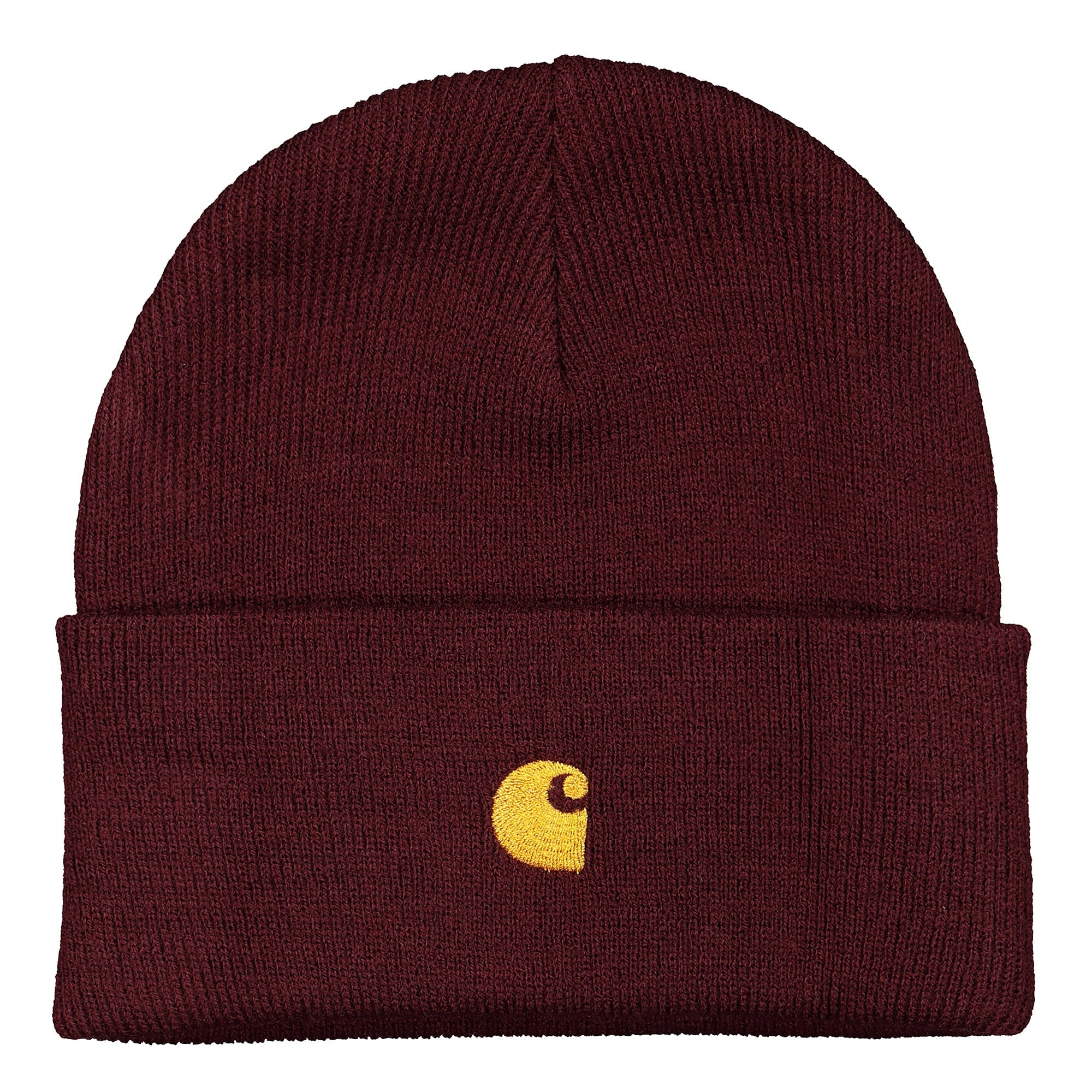 Carhartt WIP Chase Beanie Merlot / Gold Beanies I026222.05F.90.06 | Overkill