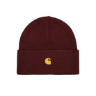 Carhartt WIP Chase Beanie Bordeaux / Gold Beanies I026222.JD.90.06 | Overkill