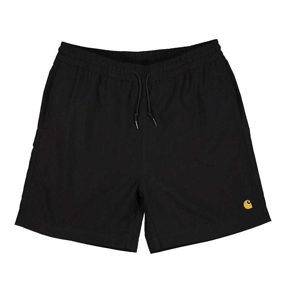 Carhartt WIP Chase Swim Trunks Black / Gold Swimwear I026235.89.90.03 | Overkill