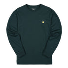 Carhartt WIP L/S Chase T-Shirt Duck Blue / Gold Longsleeves I026392.05B.90.03 | Overkill