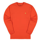 Carhartt WIP Chase Longsleeve Tee Safety Orange / Gold Longsleeves I026392.0G0.90.03 | Overkill