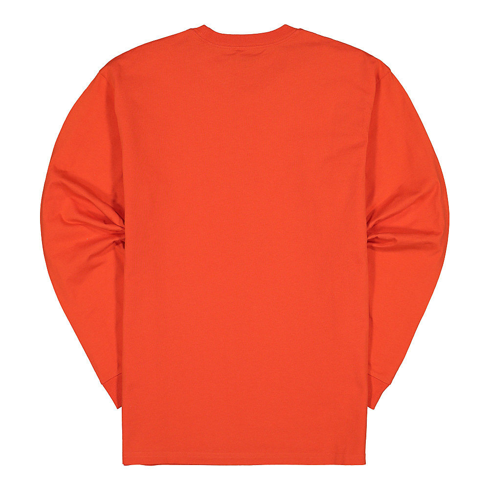 Carhartt WIP Chase Longsleeve Tee Safety Orange / Gold Longsleeves Material | Overkill