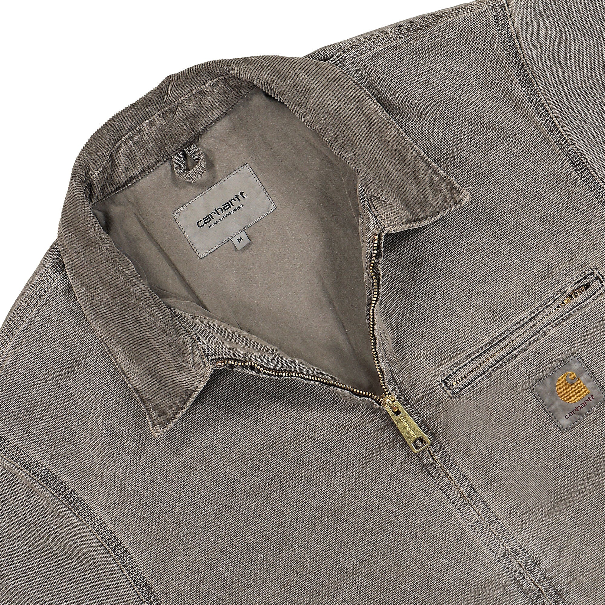 Carhartt WIP Detroit Jacket Black Faded Jackets Close-up | Overkill