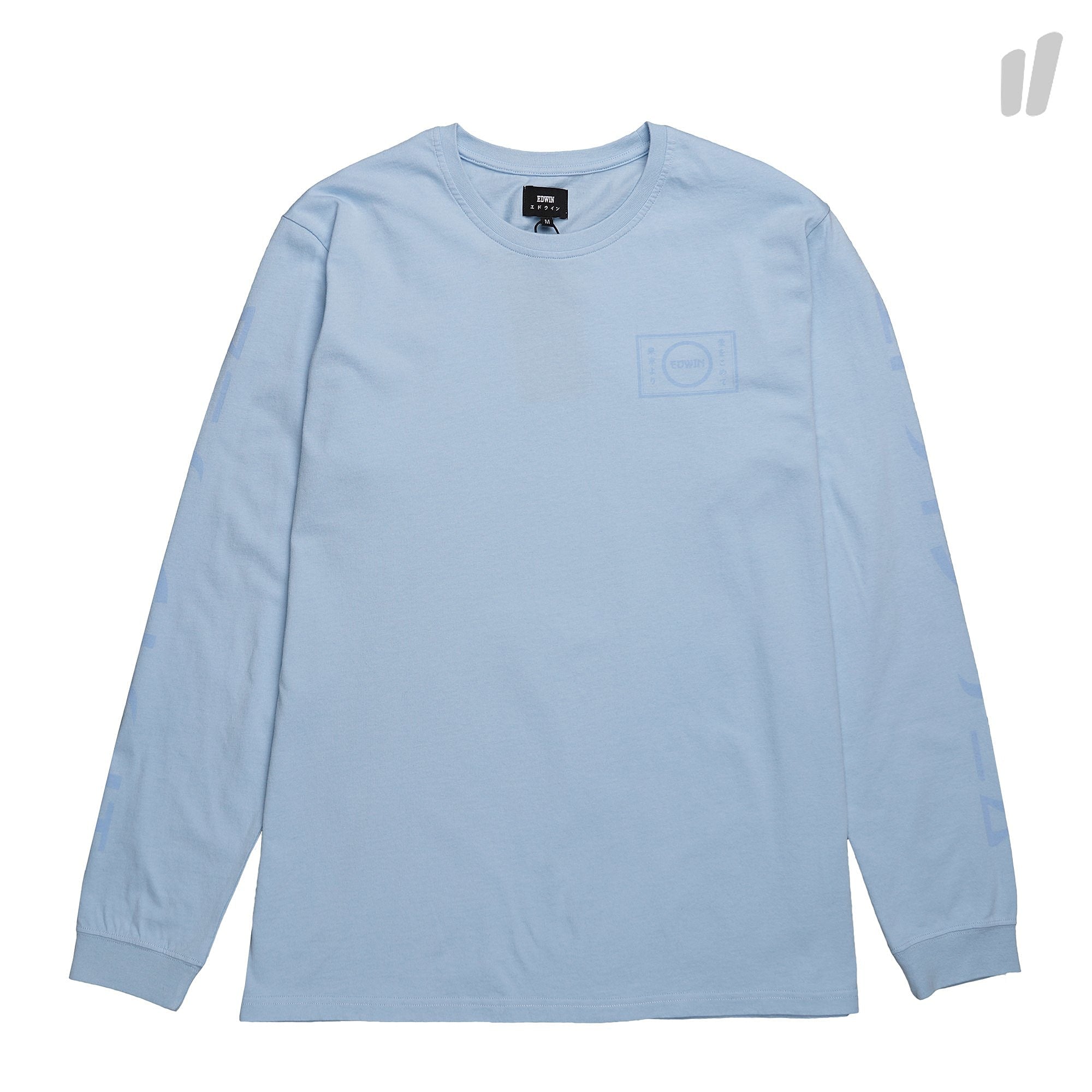 Edwin Gang TS LS Single Jersey Cool Blue Longsleeves I026675.3B.67.03 | Overkill