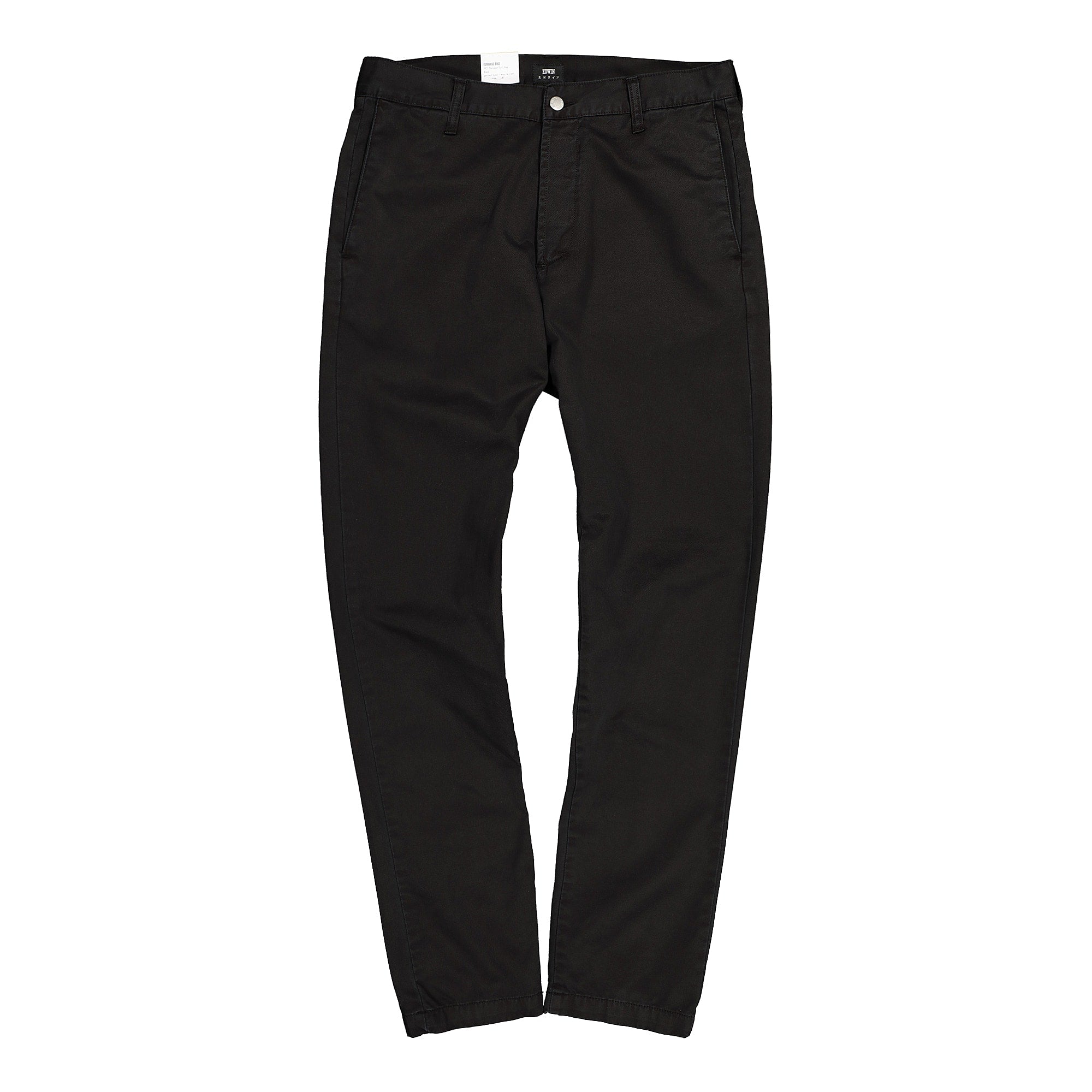 Edwin 45 Chino PFD Compact Twill Pant Black / Garment Dyed Sweat & Track Pants I026688.89.GD.00 | Overkill