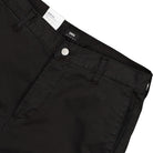 Edwin 45 Chino PFD Compact Twill Pant Black / Garment Dyed Sweat & Track Pants Close-up | Overkill