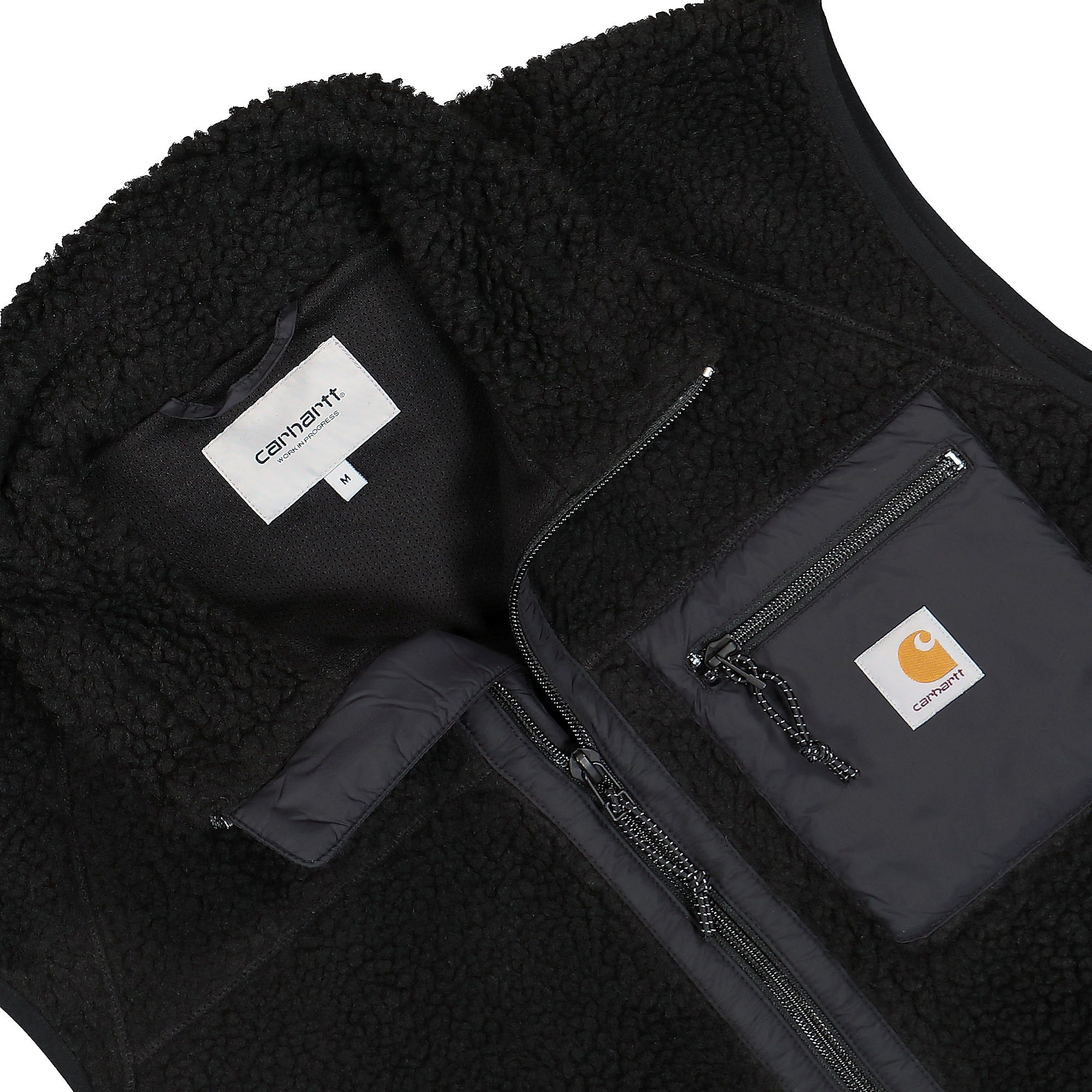 Carhartt WIP Prentis Vest Liner Black / Black Vests Close-up | Overkill