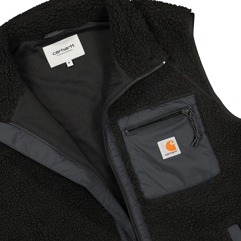 Carhartt WIP Prentis Vest Liner Black Vests Close-up | Overkill