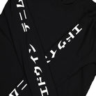 Edwin Gang II TS LS Cotton Single Jersey Black Longsleeves Close-up | Overkill