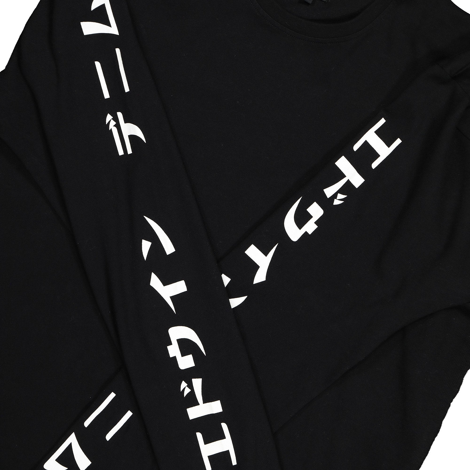 Edwin Gang II TS LS Cotton Single Jersey Black Longsleeves Close-up | Overkill