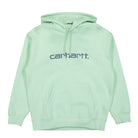 Carhartt WIP W Hooded Sweatshirt Pale Spearmint / Icy Water Hoodies I027476.0T6.XX.03 | Overkill