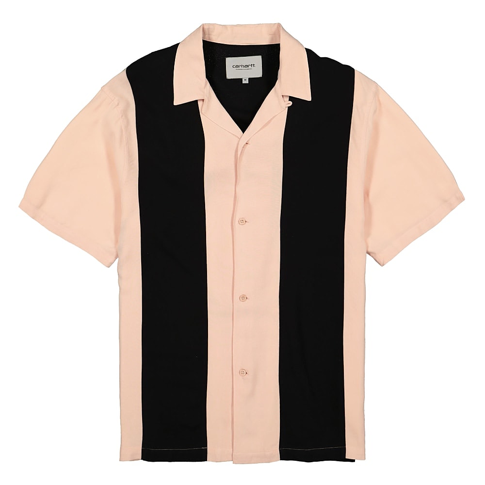 Carhartt WIP S/S Lane Shirt Powdery / Black T-Shirts I027508.08T.90.03 | Overkill