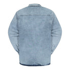 Carhartt WIP Salinac Shirt Jacket Blue Light Used Washed Jackets Material | Overkill