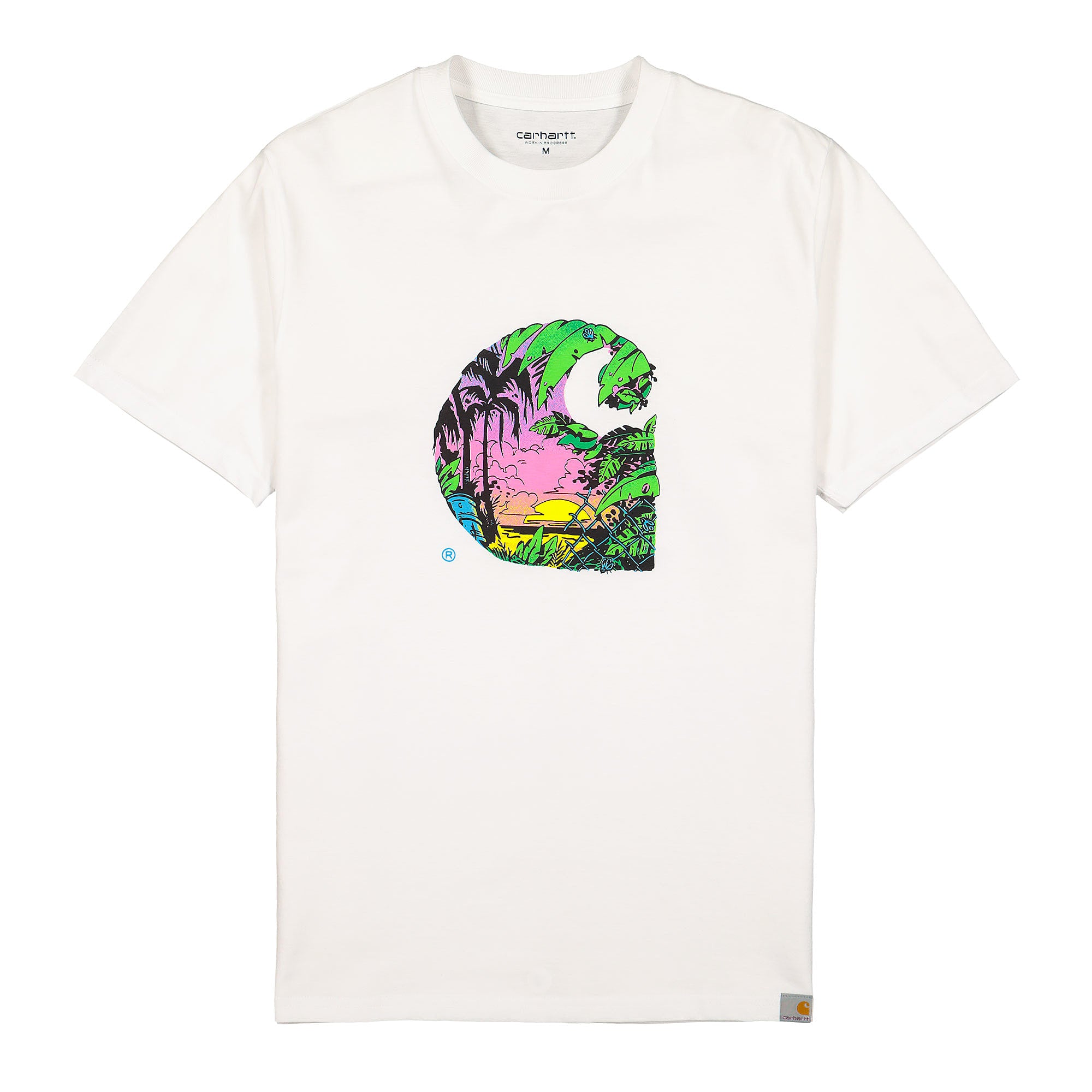 Carhartt WIP S/S Sunset C T-Shirt White T-Shirts I027812.02.00.03 | Overkill