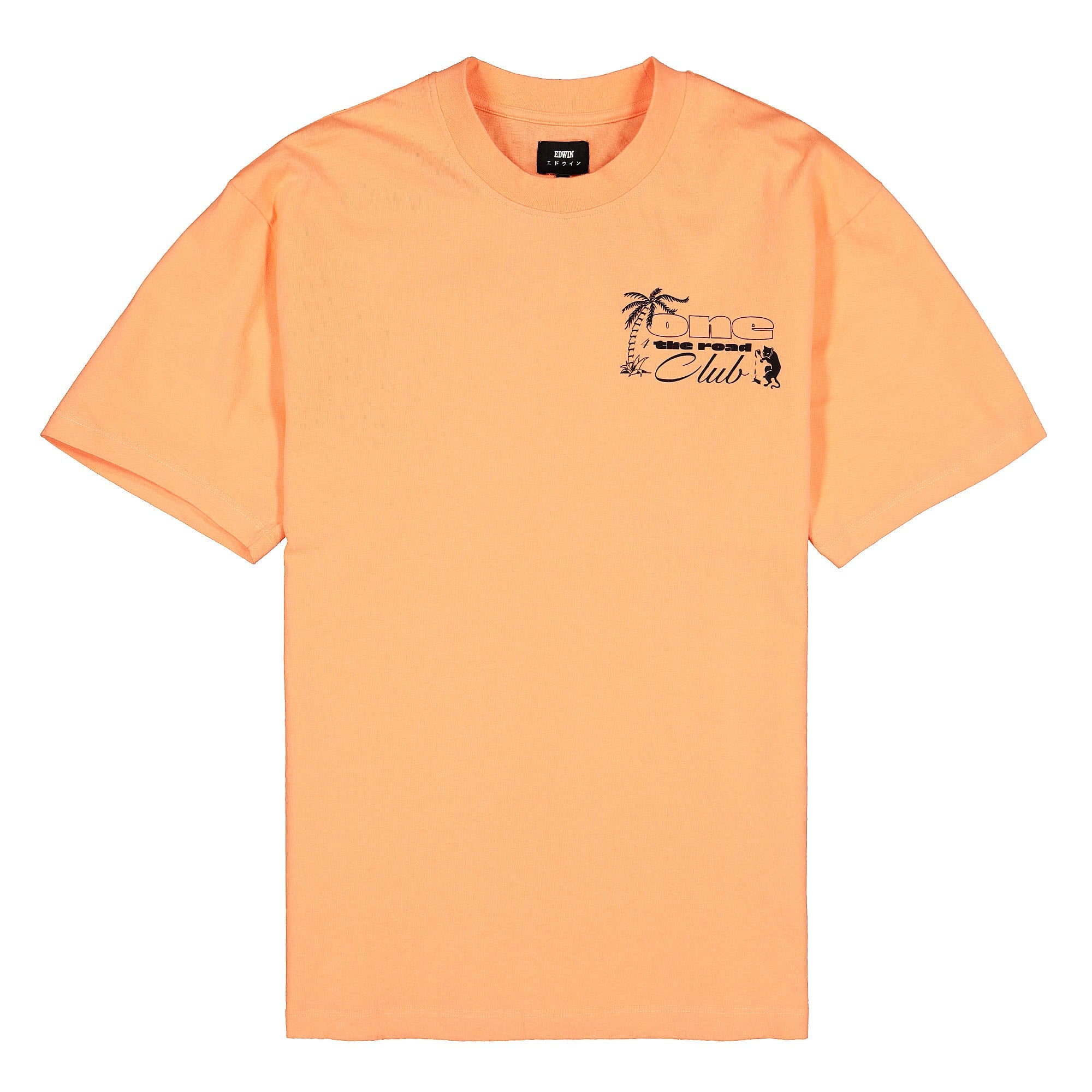 Edwin One 4 The Road TS Cantaloupe Garment T-Shirts I027911.CTP.67.03 | Overkill